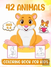 42 Animals Coloring Book For Kids
