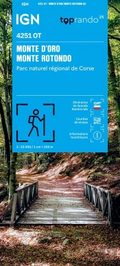 4251ot : Monte D'Oro, Monte Rotondo ; Parc Naturel Régional De Corse (6e Édition)