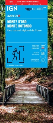 4251otr : Monte D'Oro, Monte Rotondo ; Parc Naturel Régional De Corse (3e Édition)