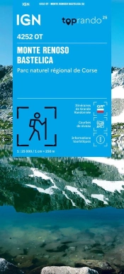 4252ot : Monte Renoso, Bastelica ; Parc Naturel Régional De Corse (5e Édition)