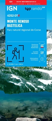 4252otr : Monte Renoso, Bastelica ; Parc Naturel Régional De Corse (3e Édition)