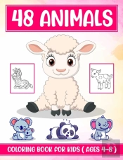 48 Animals Coloring Book For Kids