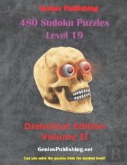 480 Sudoku Level 19 Puzzles Diabolical Edition Volume Ii