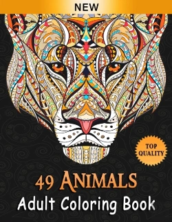 Bertrand.pt - 49 Animals Adult Coloring Book