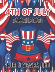 4th Of July Coloring Book For 3 Years Old