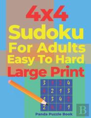 4x4 Sudoku For Adults Easy To Hard Large Print