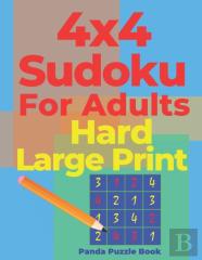 4x4 Sudoku For Adults Hard Large Print