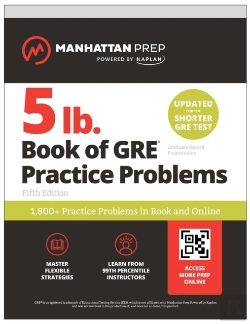 Bertrand.pt - 5 Lb. Book Of Gre Practice Problems: 1,400+ Practice Problems In Book And Online (Manhattan Prep 5 Lb)