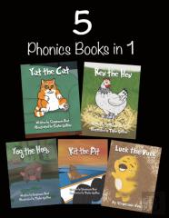 5 Phonics Books In 1
