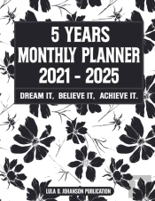 5 Year Monthly Planner 2021-2025