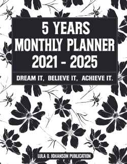 Bertrand.pt - 5 Year Monthly Planner 2021-2025