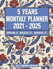 5 Year Monthly Planner 2021-2025