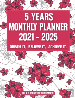 Bertrand.pt - 5 Year Monthly Planner 2021-2025