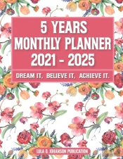 5 Year Monthly Planner 2021-2025