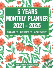 5 Year Monthly Planner 2021-2025