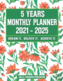 Bertrand.pt - 5 Year Monthly Planner 2021-2025