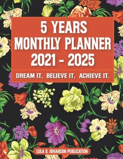 Bertrand.pt - 5 Year Monthly Planner 2021-2025