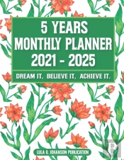 5 Year Monthly Planner 2021-2025