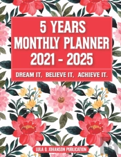 5 Year Monthly Planner 2021-2025