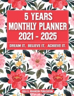 Bertrand.pt - 5 Year Monthly Planner 2021-2025
