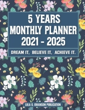 5 Year Monthly Planner 2021-2025