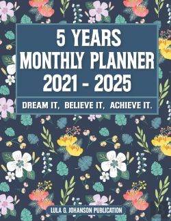 Bertrand.pt - 5 Year Monthly Planner 2021-2025