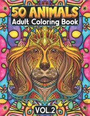 50 Animals Adult Coloring Book Volume 2