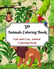 50 Animals Coloring Book