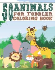 50 Animals For Toddler Coloring Book