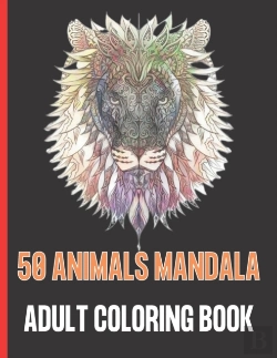 Bertrand.pt - 50 Animals Mandala Adult Coloring Book