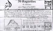 50 Baguettes Pour Tirage Du Yi King