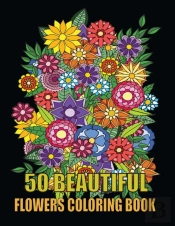 50 Beautiful Flowers Coloring Book