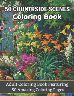 Bertrand.pt - 50 Countryside Scenes Coloring Book Adult Coloring Book Featuring 50 Amazing Coloring Pages