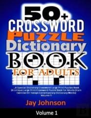 50+ Crossword  Puzzle Dictionary Book For Adults