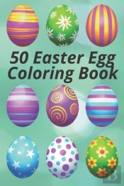 50 Easter Egg Coloring Book