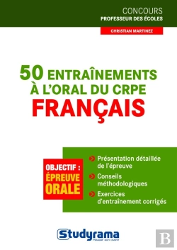 Bertrand.pt - 50 Entrainements A La Sequence Orale De Francais Et Culture Humaniste Au Crpe