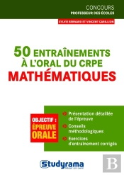 50 Entrainements A La Sequence Orale De Mathematiques Et Culture Scientifique