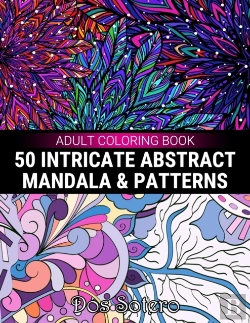 Bertrand.pt - 50 Intricate Abstract Mandala & Patterns Adult Coloring Book