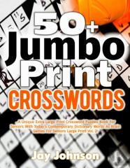 50+  Jumbo Print  Crosswords