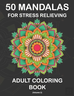Bertrand.pt - 50 Mandalas For Stress Relieving Adult Coloring Book  (Volume 2)