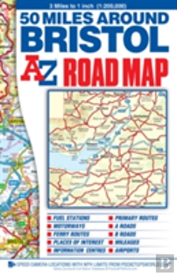 Bertrand.pt - 50 Miles Around Bristol A-Z Road Map