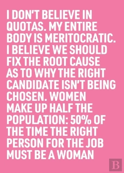 Bertrand.pt - 50% Of The Time The Right Person For The Job Must Be A Woman