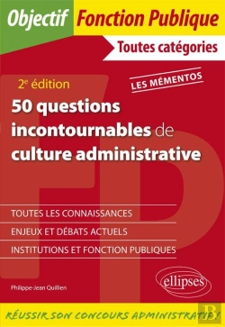 Bertrand.pt - 50 Questions Incontournables De Culture Administrative (2e Édition)