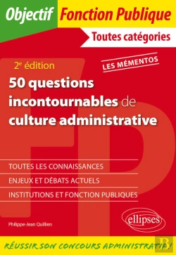 Bertrand.pt - 50 Questions Incontournables De Culture Administrative - Toutes Catégories - 2e Édition