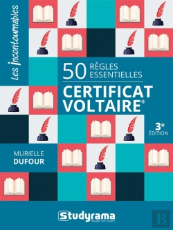 Bertrand.pt - 50 Règles Essentielles Certificat Voltaire : Orthographe