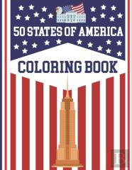 50 States Of America Coloring Book
