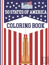 50 States Of America Coloring Book
