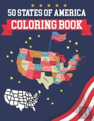 50 States Of America Coloring Book