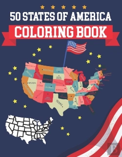 Bertrand.pt - 50 States Of America Coloring Book