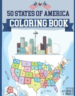 Bertrand.pt - 50 States Usa Coloring Book